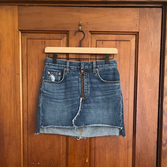 Rag & Bone O Ring Mini Skirt in Otto, 25 - Picture 2 of 6